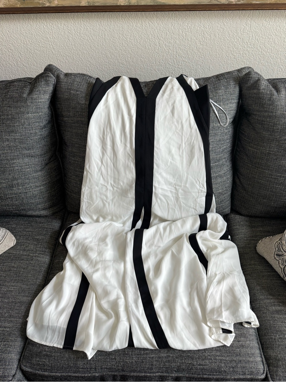 REISS Rae-Col Block Column Dress - Picture 3 of 10